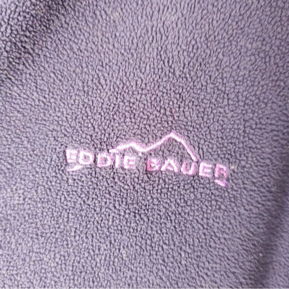 Eddie Bauer Men's Navy Blue Quarter-Zip Sweatshirt XXL - Picture 2 of 4